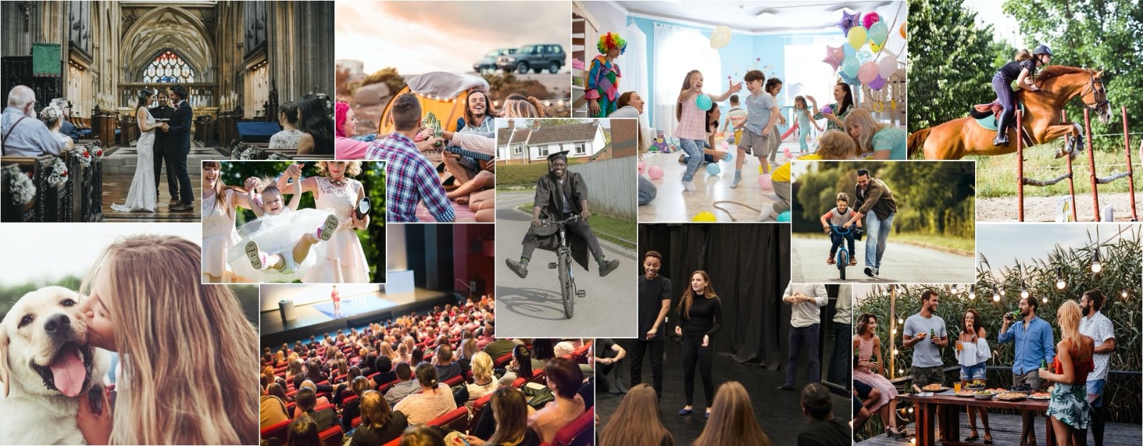 Montage of Converted Home video memories on DVD digitised to mp4